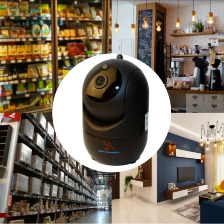 4MP WIFI SECURITY CAMERA Black